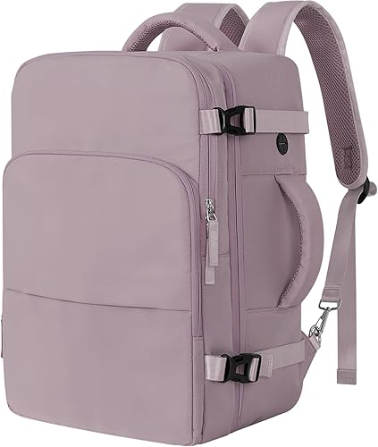 Miniatura 1 de Hanples Mochila grande de viaje para laptop, Púrpura claro, Mochilas Daypack