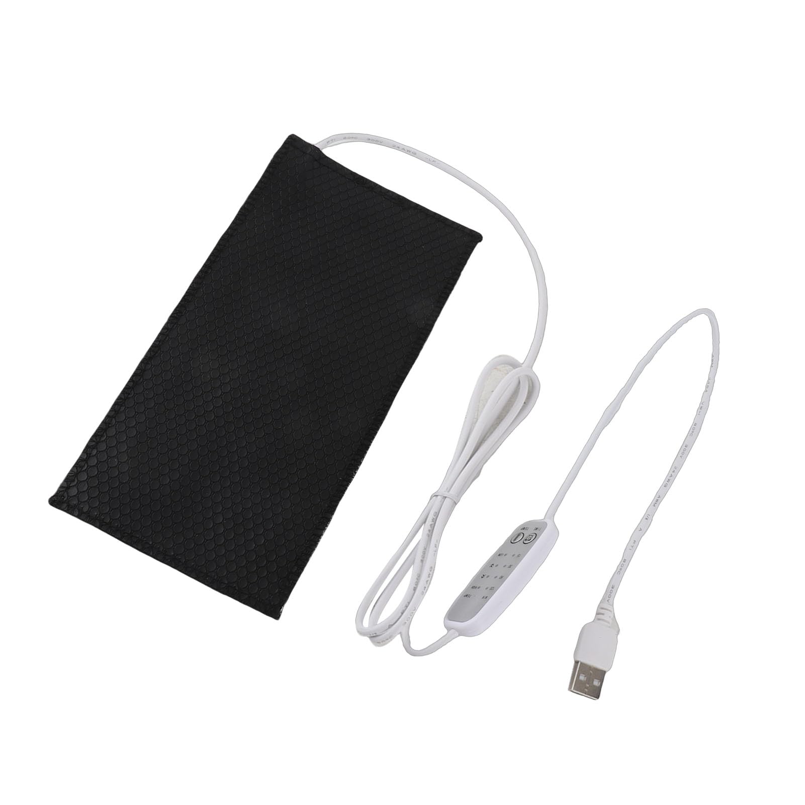 Ejoyous Podkładka Grzewcza z regulacją Temperatury Podkładka Grzewcza z PVC, USB Od 68 do 104 Stopni Fahrenheita 4 Biegi DC 5 V Wodoodporna Elastyczna na szyję, Plecy, Talia, Brzuch, Poduszka do