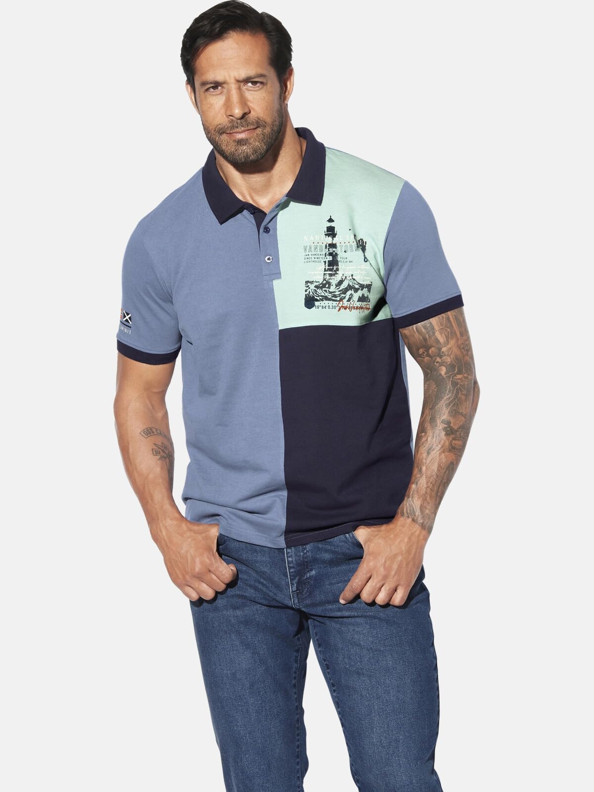 Jan Vanderstorm Herren Poloshirt Larsdal