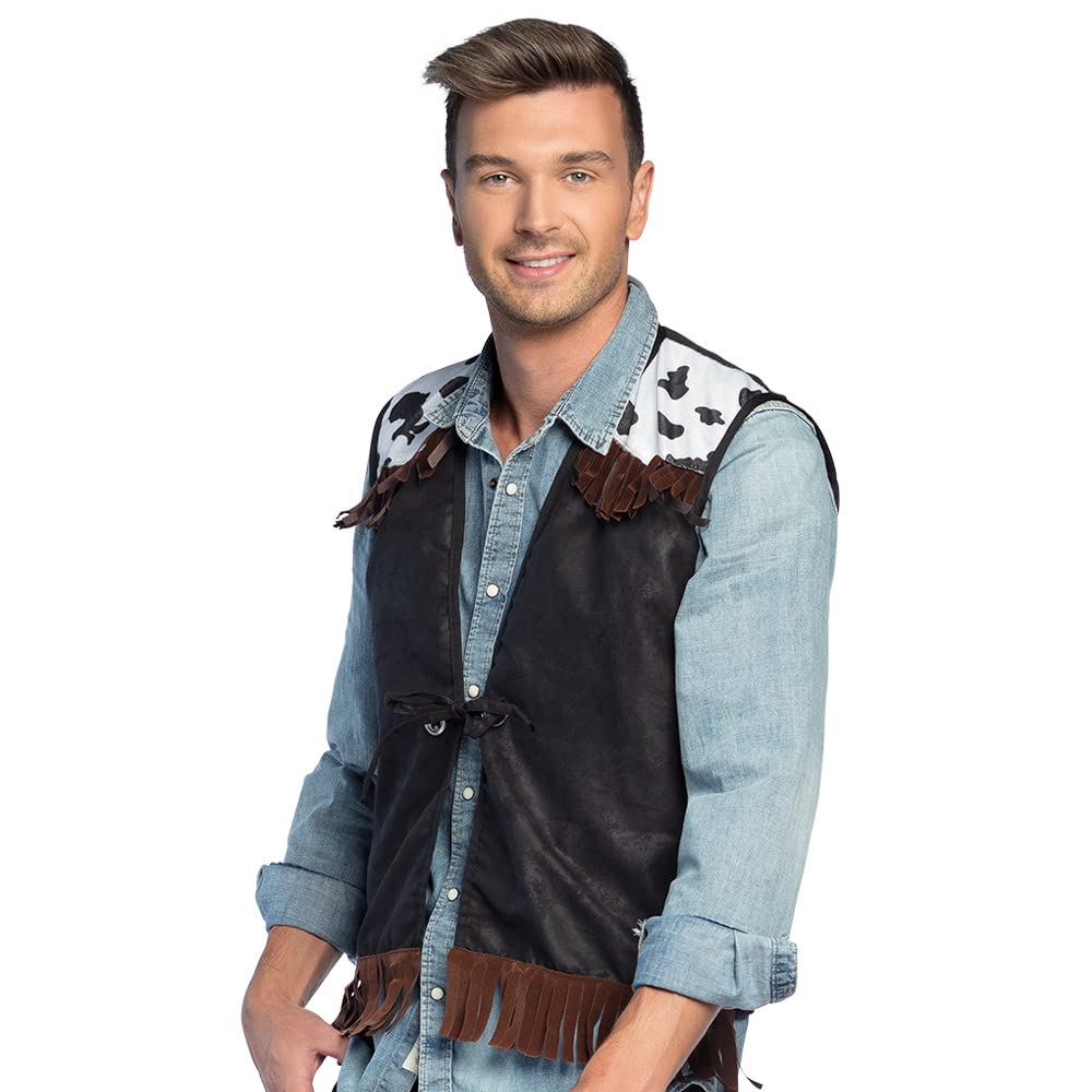 Boland 54323 Gilet Western pour Adulte Marron Taille L/XL