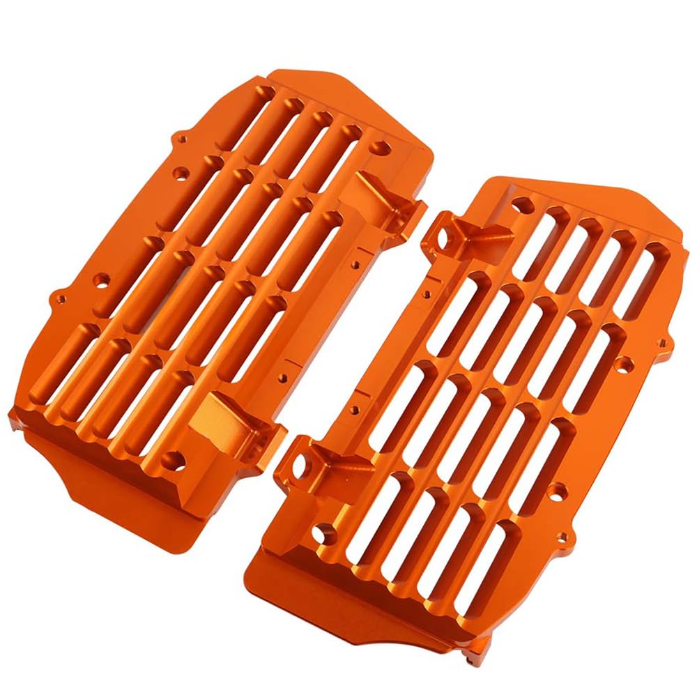 Protector de radiador Radiadores para motocicleta, cubierta de rejilla para KTM EXC F EXCF SXF XC SX XCF-W XCW TPI Six Days 250 350 450 200 300 500 (Naranja)