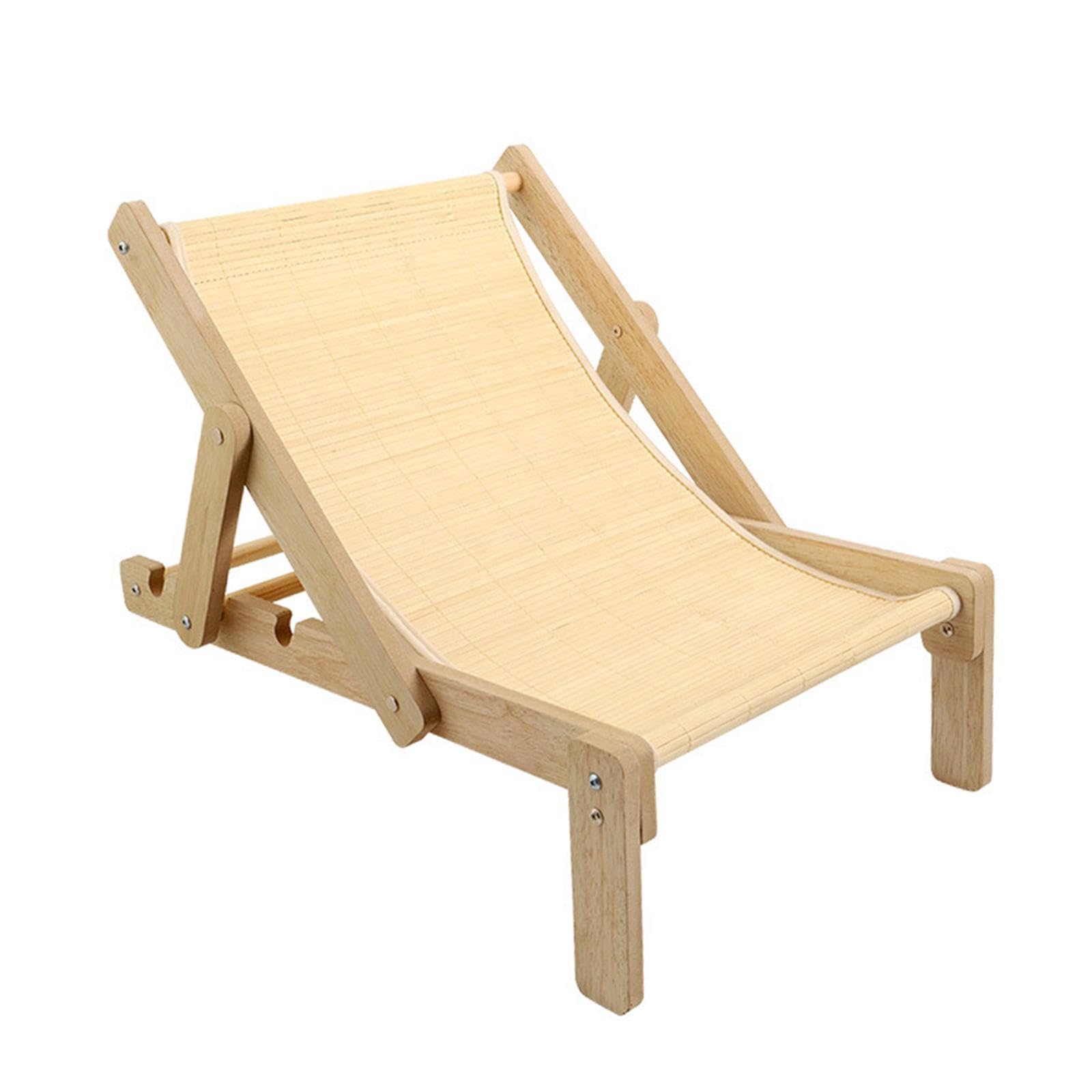 ????? Cat Hammock Bed Cat Lounge Chair Resting Modern Portable Wooden Cats Sleeping Bed for Puppy Small Animal Dogs Bunny