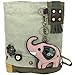 Chala Elephant Patch Crossbody Handbag (Sand)