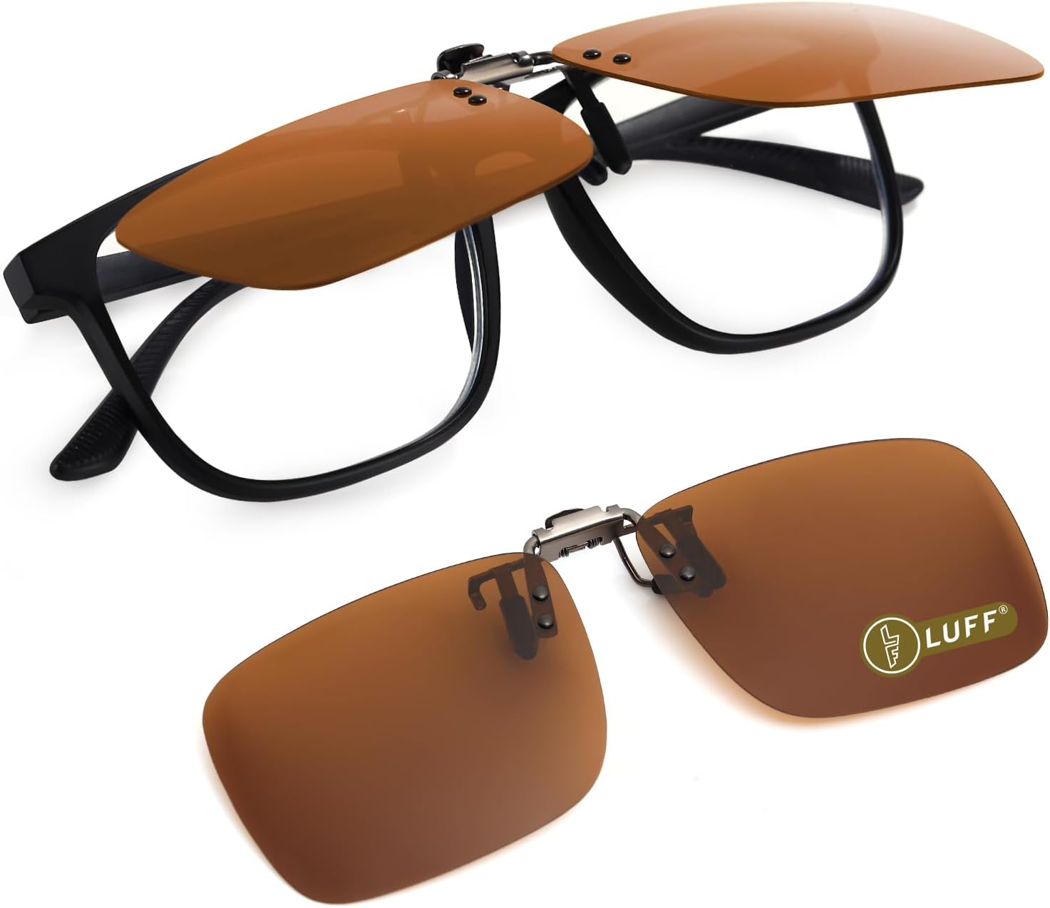 Polarized Clip on Sunglasses for women and men,sunglasses clip for car visor,UV400 Outdoor/Driving/Fishing
