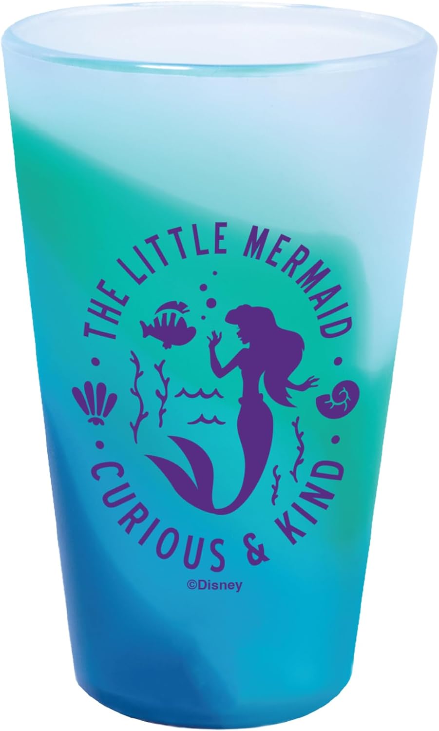 WinCraft 16 oz Silicone Pint Glass Disney Princesses Ariel
