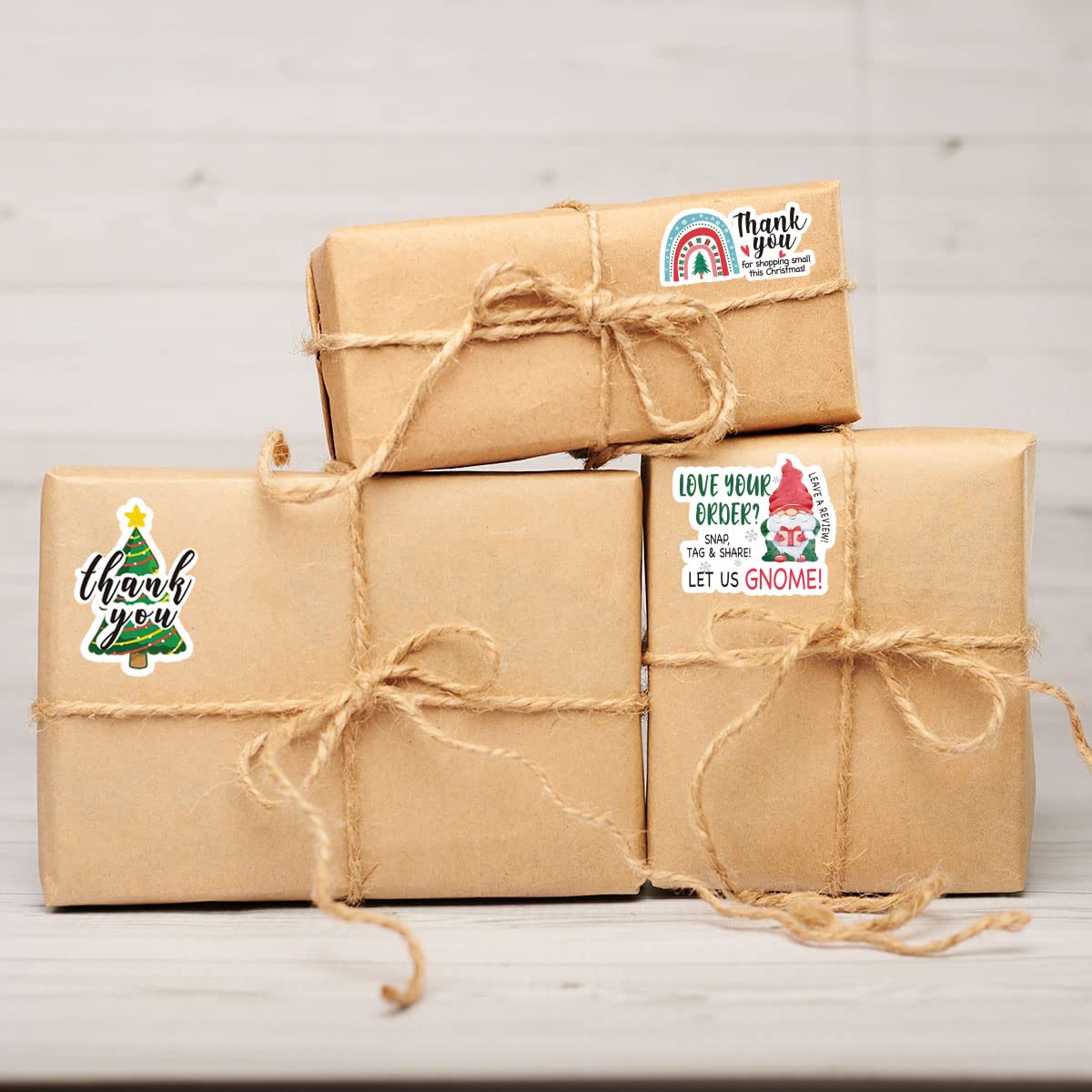 Small Business Thank You Stickers - 500 PCS Shipping Labels For Packages & Mail