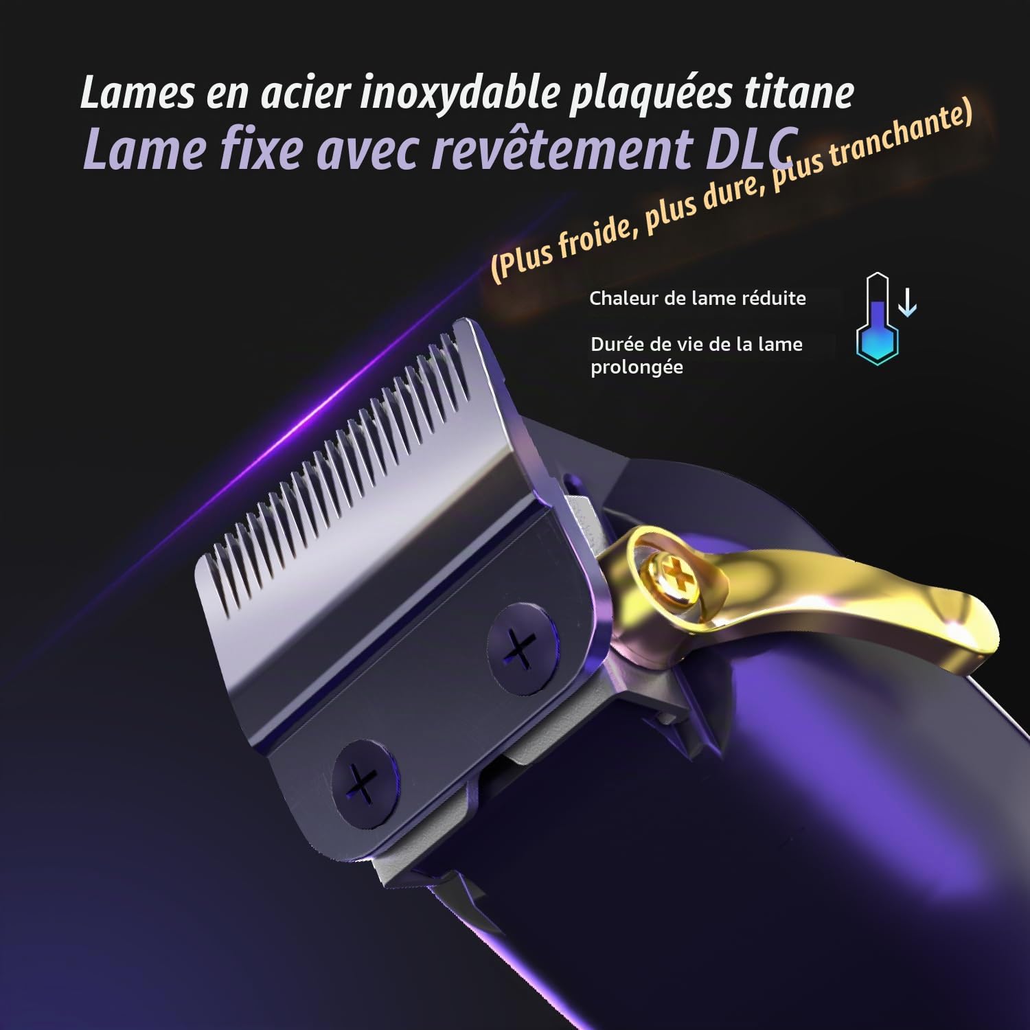 SUPRENT Tondeuse à Cheveux Hommes Professionnelle, Moteur Sans Balais