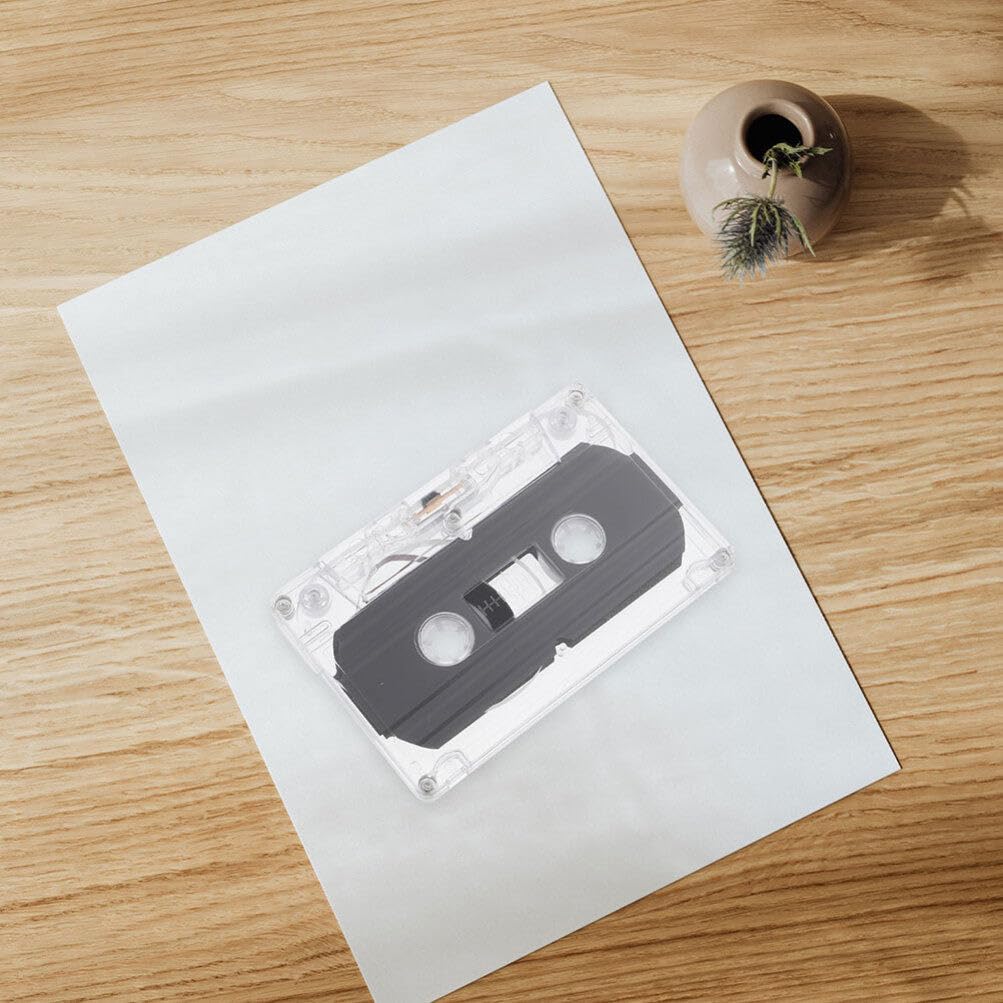 6 Kassettenbänder, beschreibbar, blanko, Audiokassetten, klare Audio-Kassettenbänder, farbige Kassettenbänder, leere Kassettenbänder, beschreibbare Bänder, 30 Minuten/334