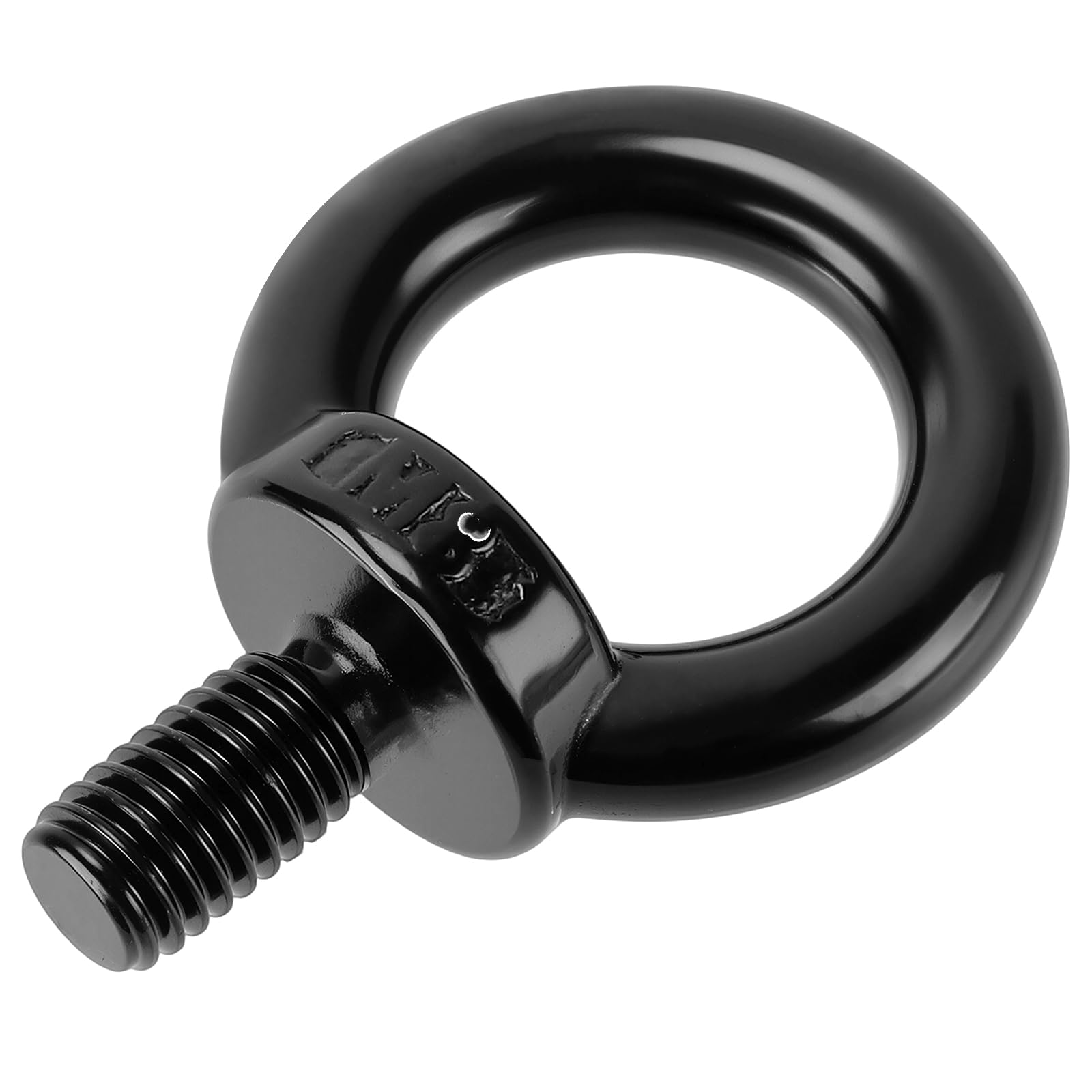 16 Piezas Tornillos de Ojo M8 x 15mm Acero Inoxidable Negro para Fijación Suspensión Colgar Industria Taller