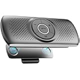 AGPTEK Car Speaker with Bluetooth 5.3, Hands Free Phone Kit for Calls, GPS & Music with TF Card Slot, Motion Auto On, Siri Google Assistant Support Wireless Car Visor Clip Speakerphone (Black)