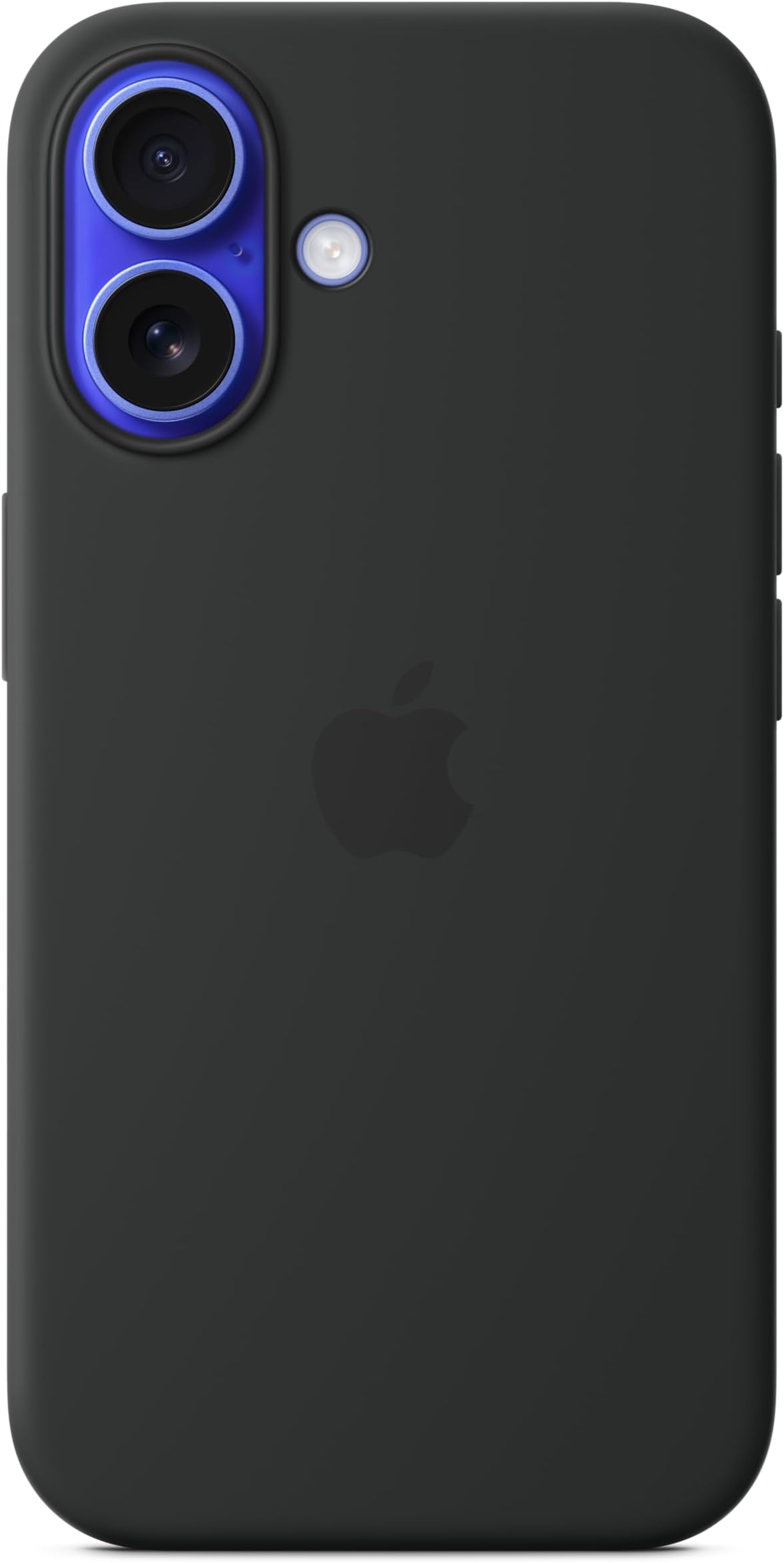 Apple iPhone 16 Silicone Case with MagSafe and Camera Control: Lightweight Phone Case, Wireless Charging Compatible, Smooth Matte Finish; Black