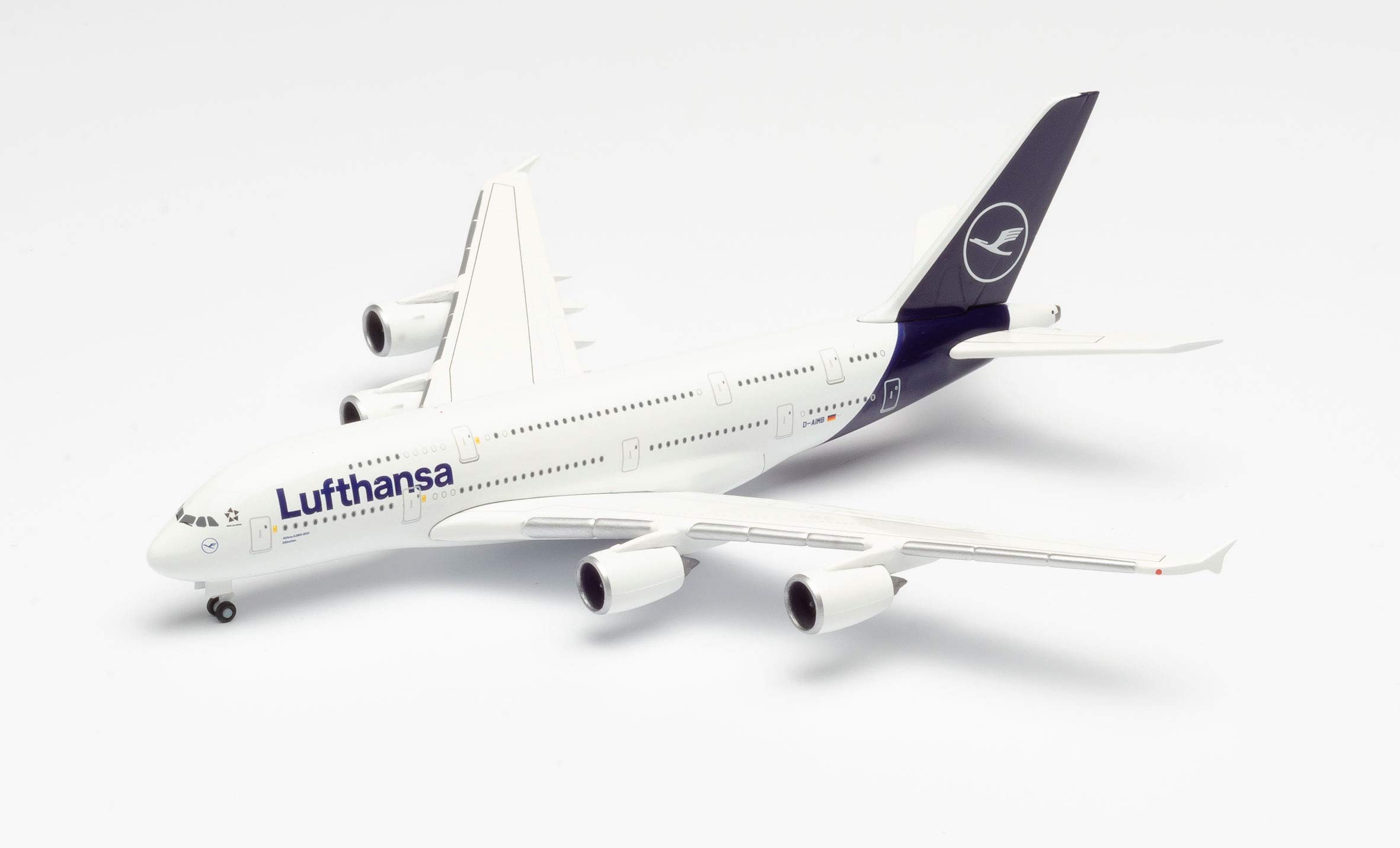 herpa 533072 - Airbus A380 Lufthansa Double Decker Wings Model