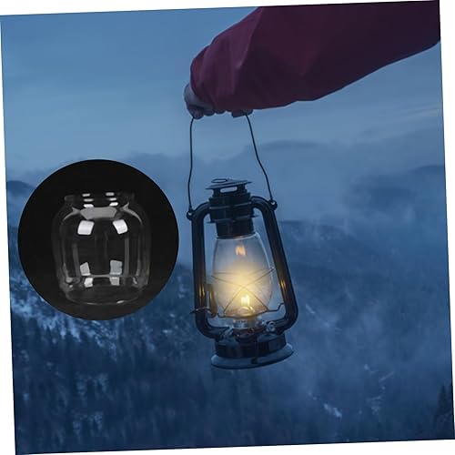 Miniatura 8 de Uonlytech 2 piezas de lámpara de cristal de granero pantalla colgante pantalla lámpara de cristal chimenea lámpara de cristal pantalla reemplazo