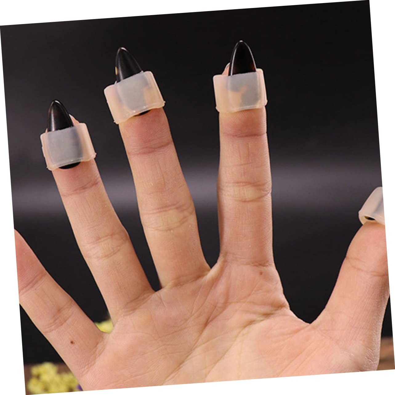 Amazon.co.jp: TOPPERFUN 古箏ネイルセット カリンバ親指ピック 爪保護