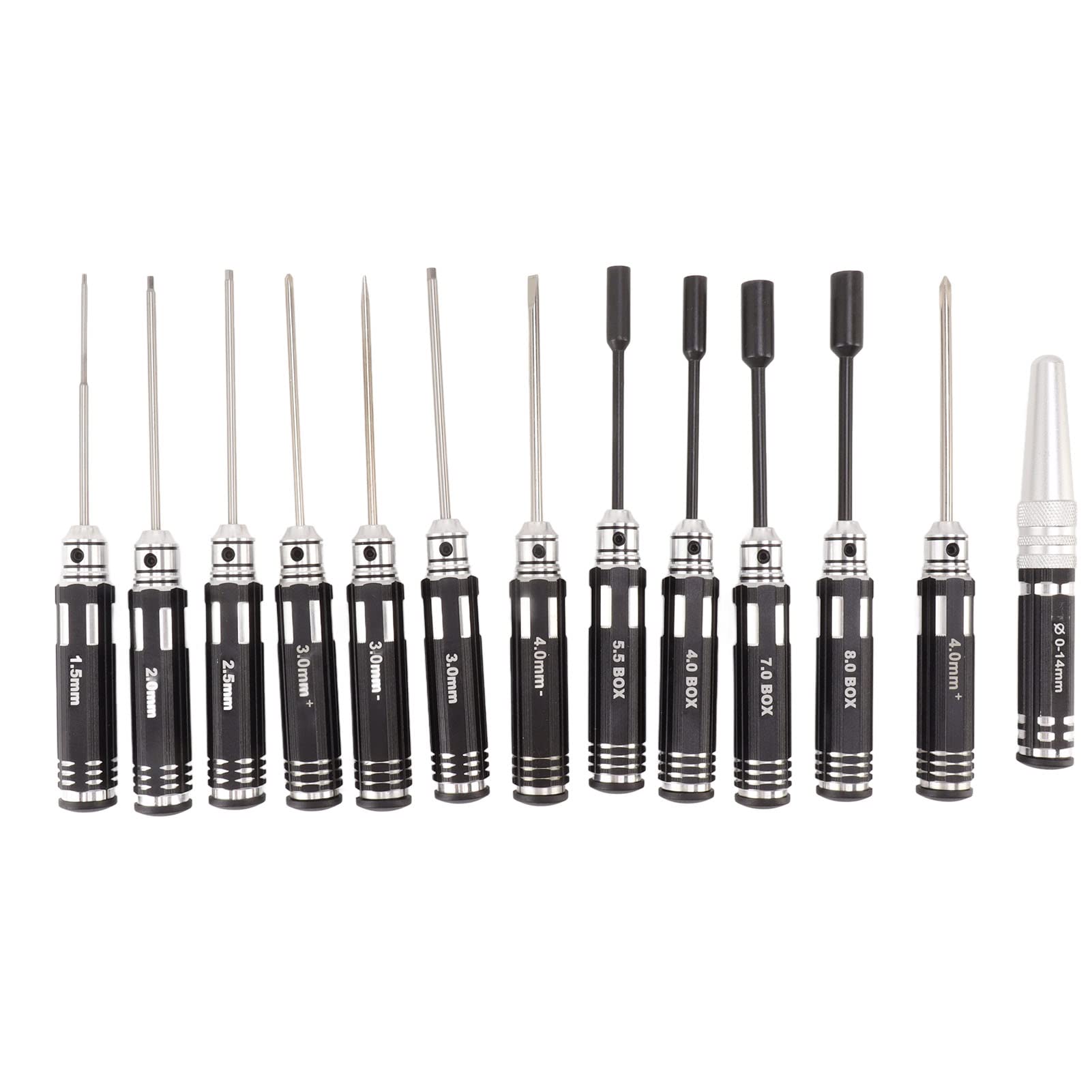Kit de Tournevis, Kit d'Outils de Réparation électronique 44 en 1, Outils RC Portables de Réparation Automobile pour Voitures RC, Camions, Jeux de Tournevis