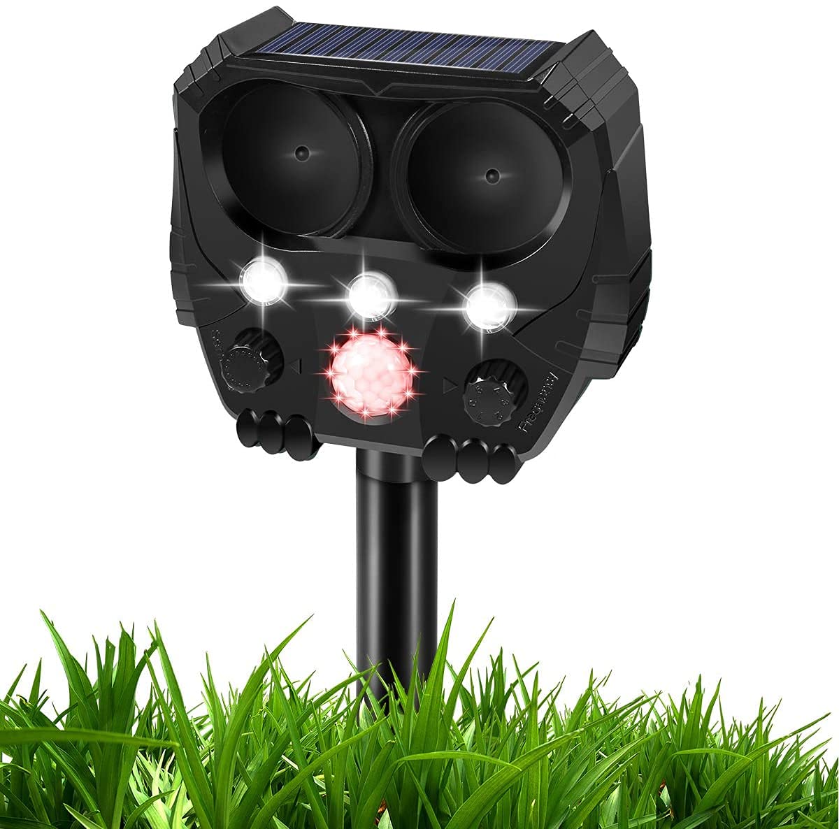 Buy Ultrasonic Cat Deterrent, Solar Animal Deterrent with Motion Sensor