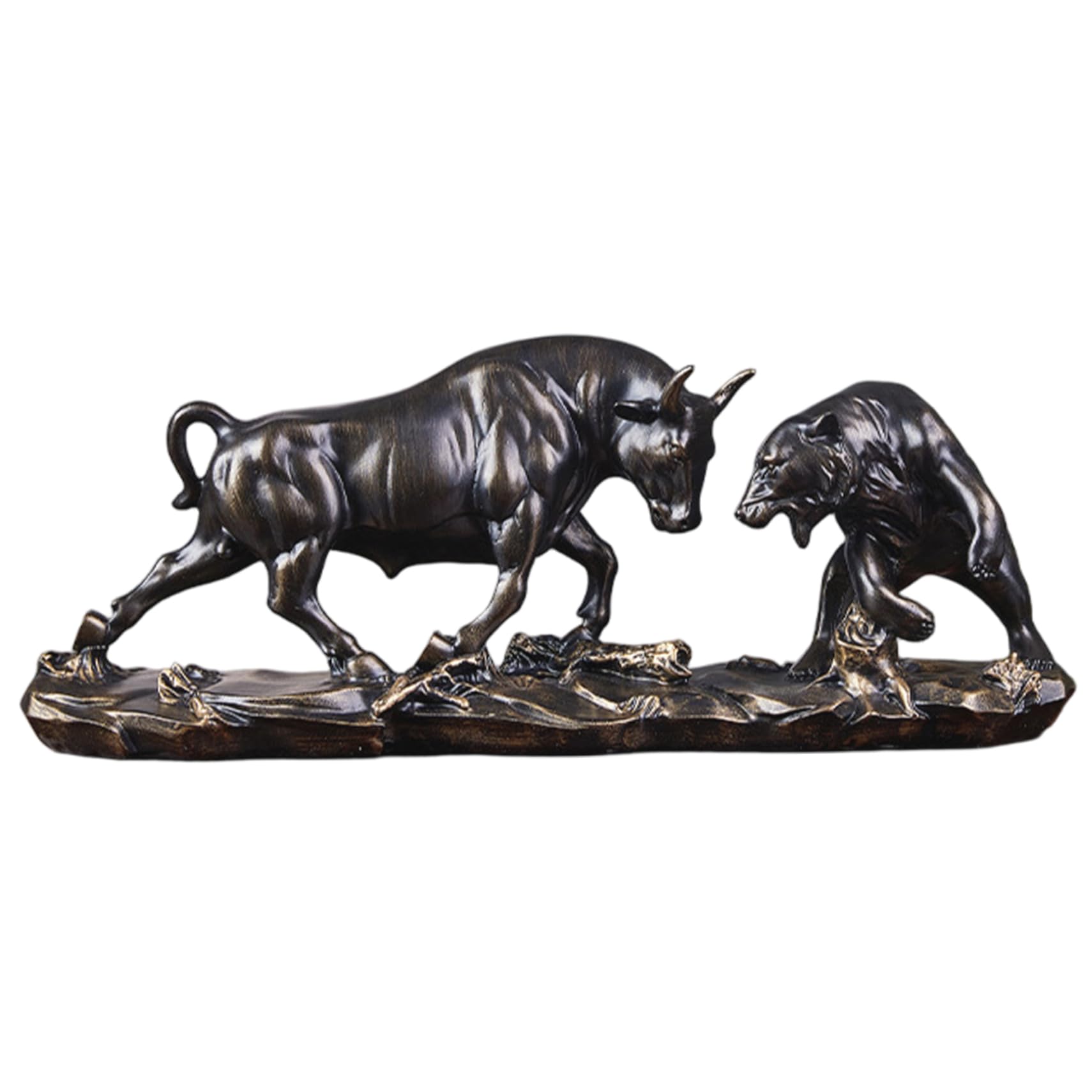 Statue Taureau Wall Street Bronze Bureau Finance Bourse Accessoires Forex