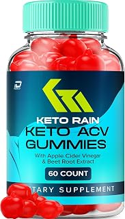 Keto Rain ACV Gummies – KetoRain Advanced Gummy Supplement Vitamin B12 Reviews (1 Pack – 60 Gummies)