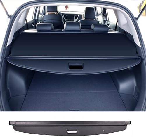 Miniatura 7 de Cubierta retráctil de carga compatible con Toyota Highlander Electric Tailgate 2008-2013, pantalla de privacidad trasera para almacenamiento de