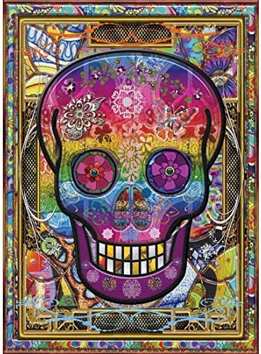 JaCaRou Puzzle Rainbow Skull 1000 PCES