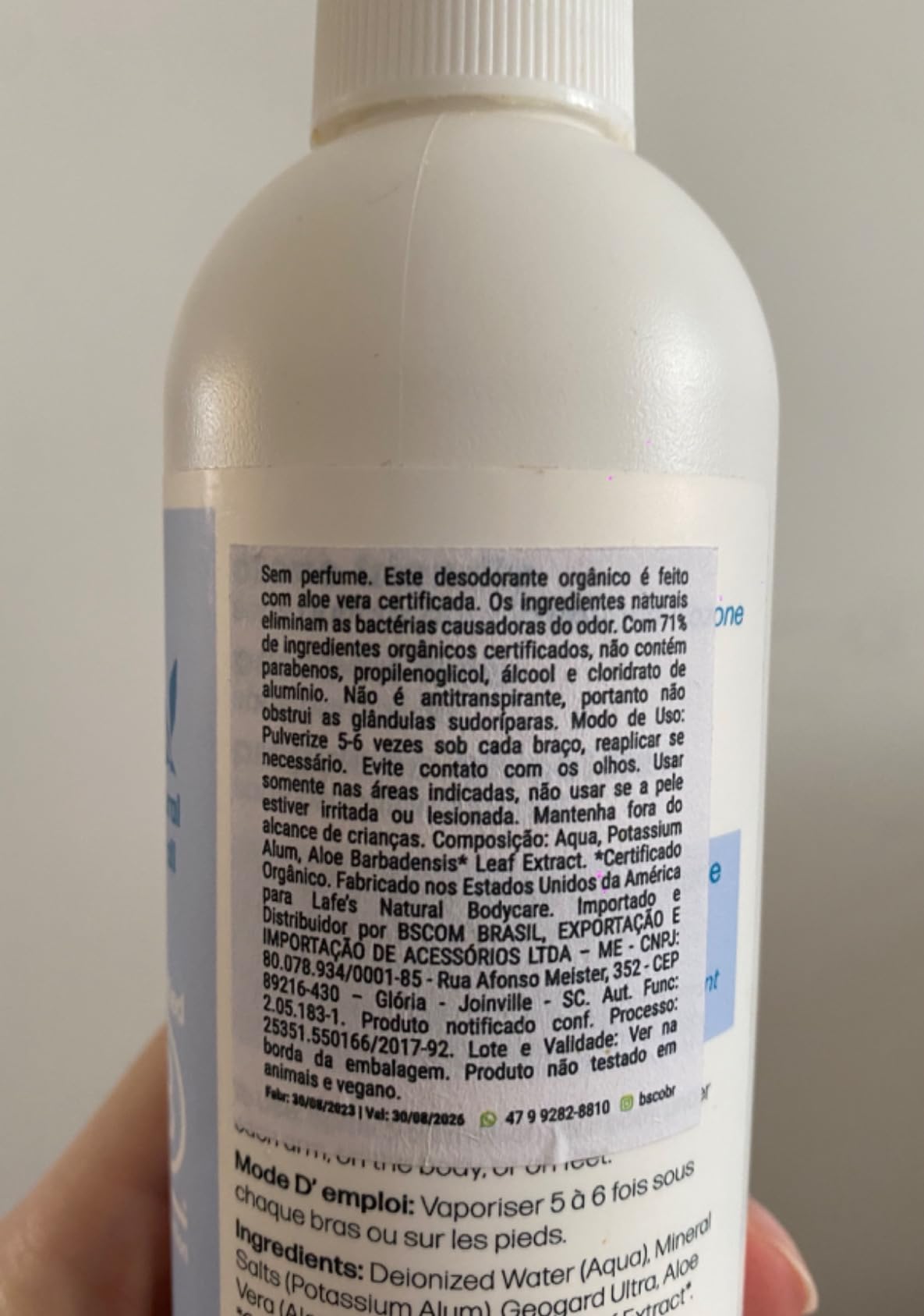 Lafe's Natural Deodorant | 4oz Aluminum Free Natural Deodorant Spray | Paraben Free & Baking Soda Free with 24-Hour Protection | Unscented