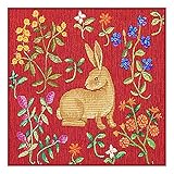 Orenco Originals Medieval Resting Rabbit Detail Lady Unicorn Counted Cross Stitch Pattern