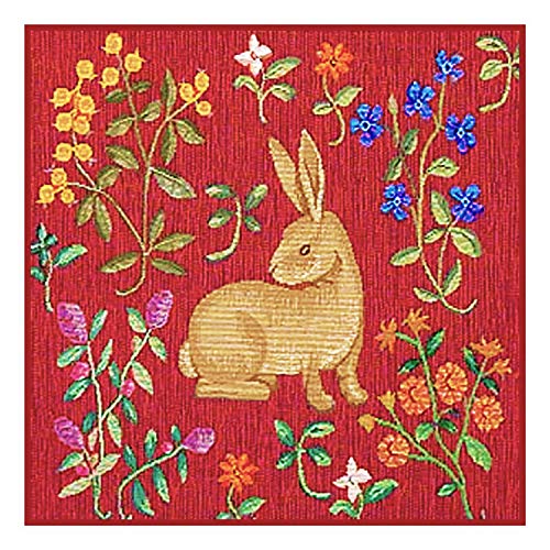 Orenco Originals Medieval Resting Rabbit Detail Lady Unicorn Counted Cross Stitch Pattern
