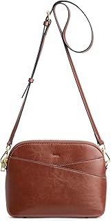 Kattee Leather Crossbody Bags for Women Trendy, Small Purses Handbags Shoulder Bag, Genuine Leather Cross Body Bag for Woman
