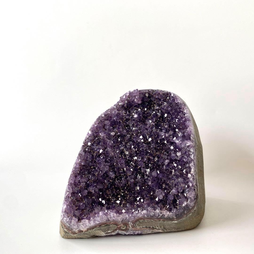 アメジスト クラスター 867g美結晶美極濃紫 Z アメジスト
