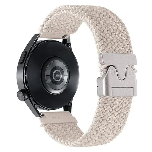 YODI Parachute Buckle Strap Band Compatible With Redmi Watch 5 Lite Smartwatch Only, Braided design Classic Nylon Straps Accessories for Men and Women, Replacement Sport Strap Bands for Boys and Girls (BRAIDED-STARLIGHT)