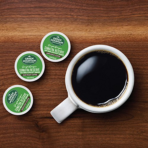 Image of Green Mountain Coffee Roasters Sumatra Reserve Keurig Single-Serve K-Cup Pods, Dark Roast Coffee, 12 Count (Pack of 2)