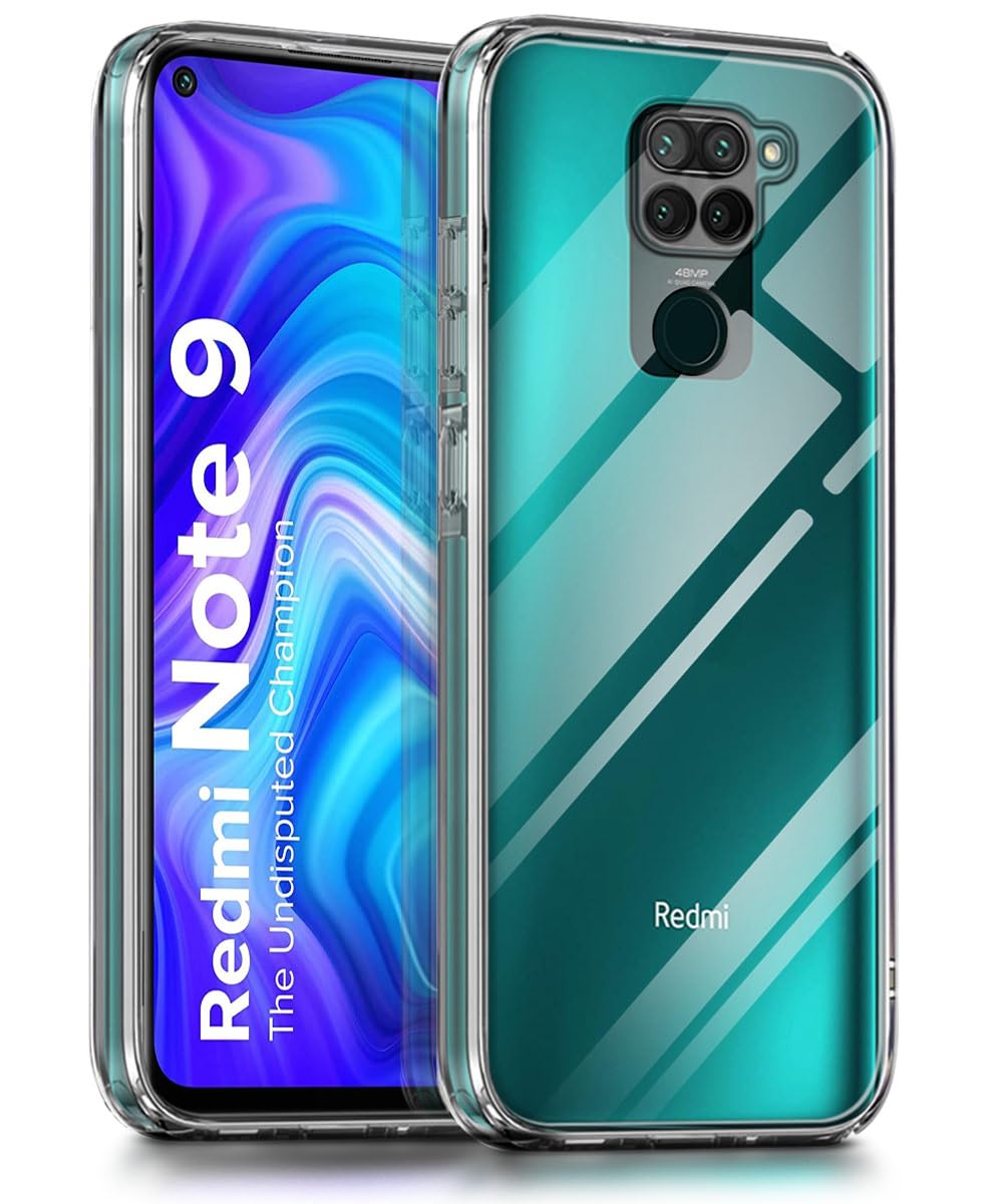 WOW IMAGINE Ultra-Hybrid Crystal Clear Back Case Cover for Xiaomi Mi Redmi Note 9 | Hard Back | Slim Fit Shockproof Design | Camera Protection Bump | Back Cover Case (PC,TPU | Transparent) (B0C2QJ6XNP) Amazon Price History, Amazon Price Tracker