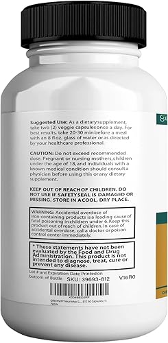 Miniatura 6 de NeuroVife Gold Max Suplemento de apoyo cerebral  8 extractos naturales con DHA, vitaminas A, C, complejo B  60 cápsulas vegetales  Fabricado en