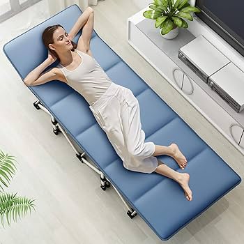 1pc ポータブル折りたたみベッド 楽天市場】コンパクトセミショートシングル折りたたみベッド