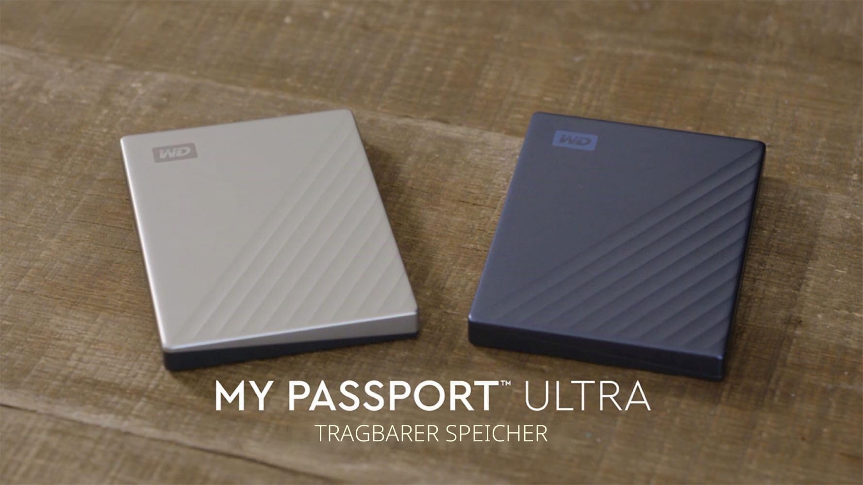 WD My Passport Ultra externe Festplatte 5 TB (mobiler Speicher, Metallgehäuse, herunterladbare Software, automatische Backups, Passwortschutz) Blau - auch kompatibel mit PC, Xbox, PS4 und PS5