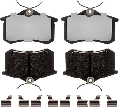 Raybestos Premium Raybestos Element3 EHT Juego de pastillas de freno traseras de repuesto para modelos Audi A3A4A6A8AllroadS6S8TT y Volkswagen