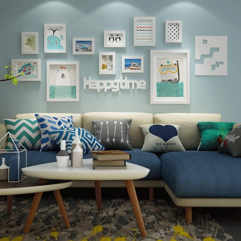 Photo Wall - Grid Wall Panel Decorative Iron Rack Clip Photo Holder, Photograph Hanging Picture Multifunctional Hanging Display Wall Storage Organizer