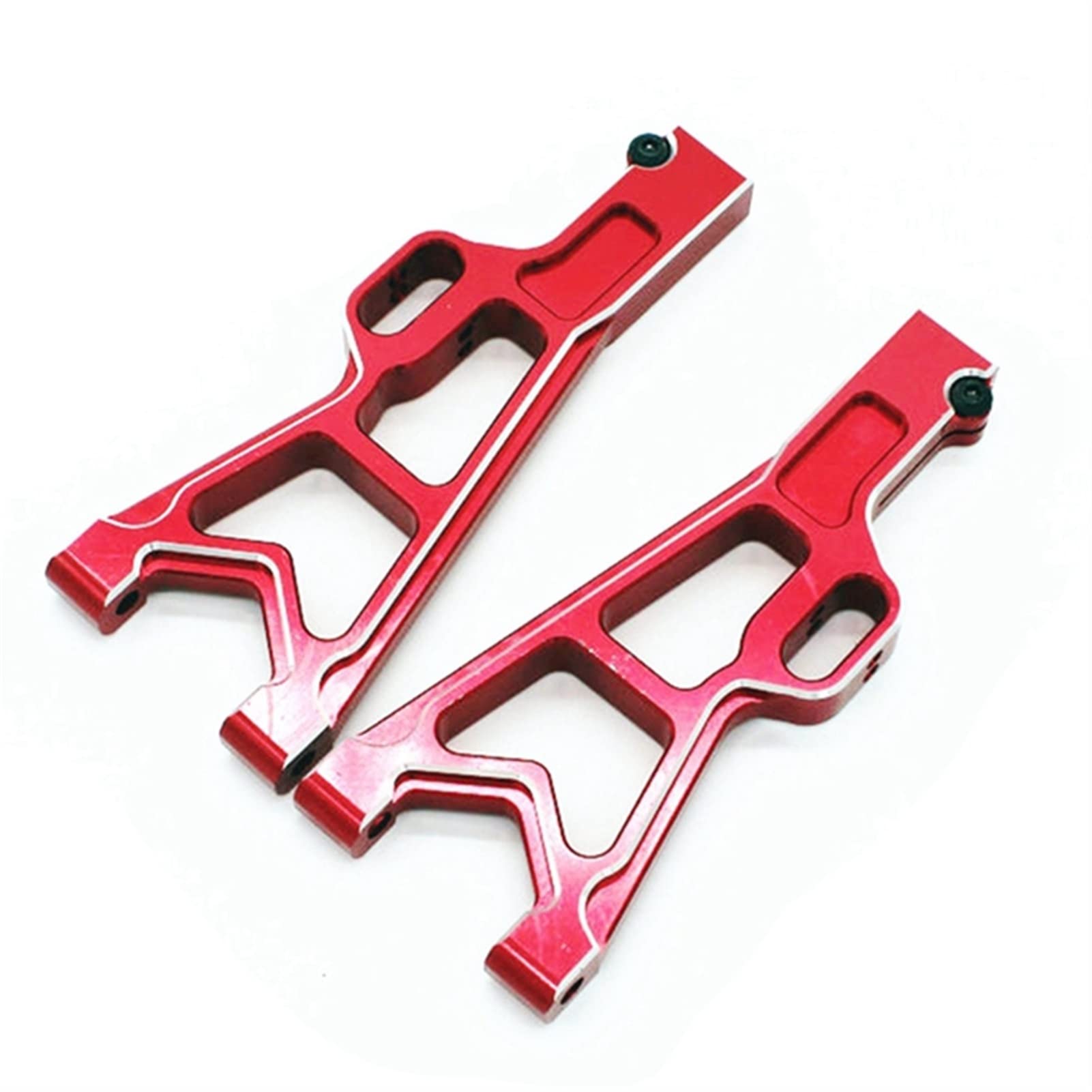 2Pcs Metal Front And Rear Lower Suspension Arm, for JLB Racing, for CHEETAH, for 11101 21101 J3 Speed 1/10 RC Car Upgrade Parts Model Car Suspension Linkage