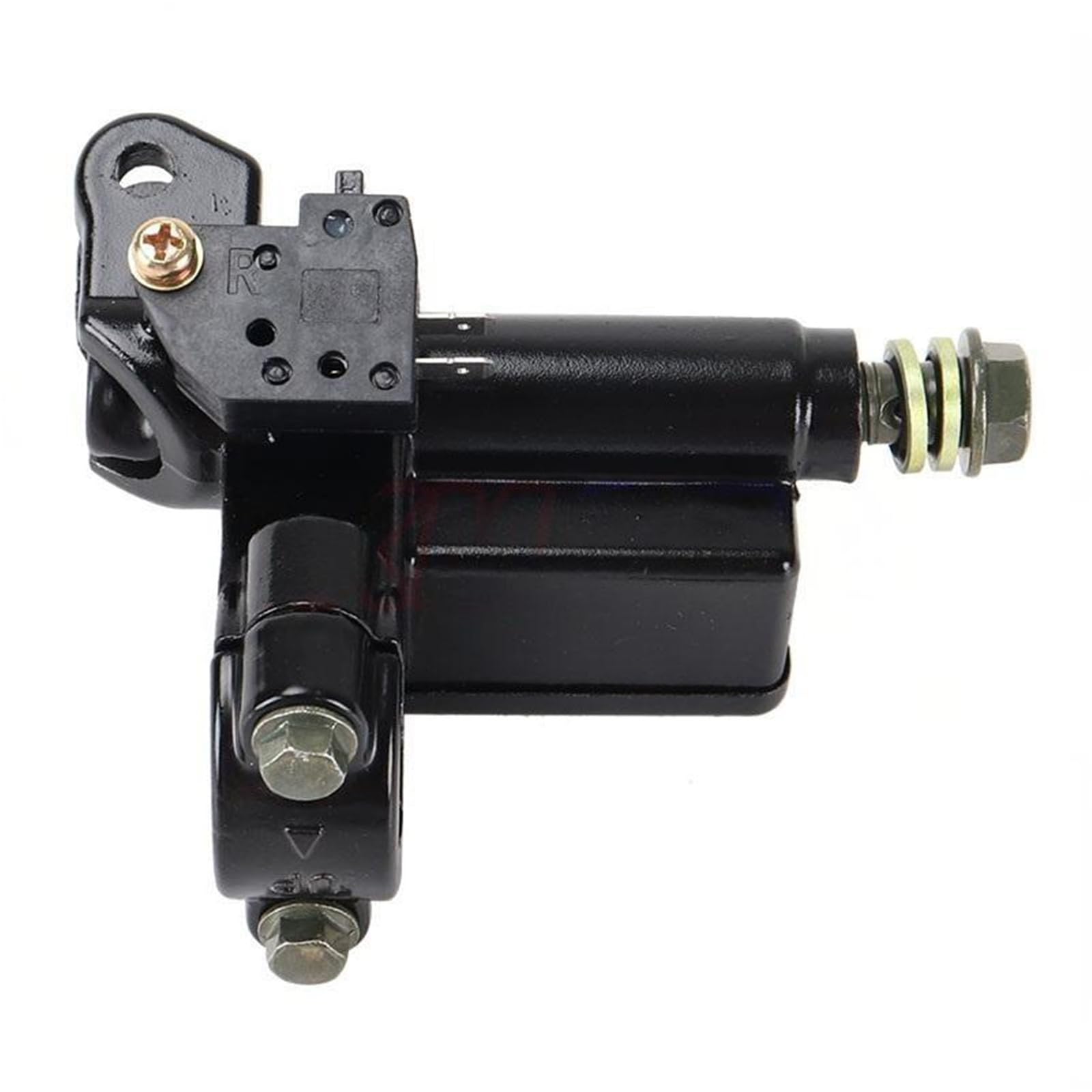 Pompa idraulica universale per cilindro principale freno anteriore frizione per moto da 16 mm, nera, 7/8" e 22 freno breve leva frizione