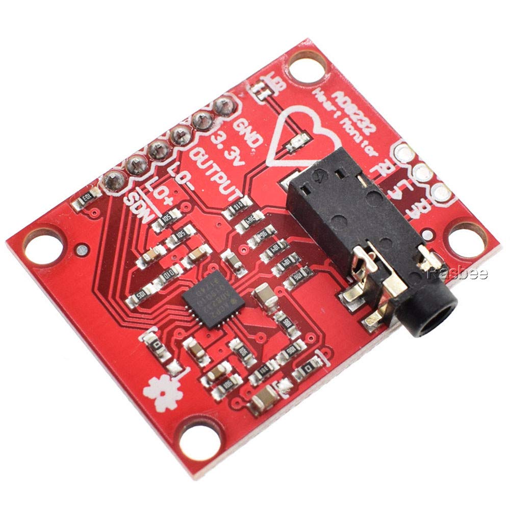 Amazon.co.jp: RASBEE ECGモニタリングセンサーモジュール AD8232 心拍