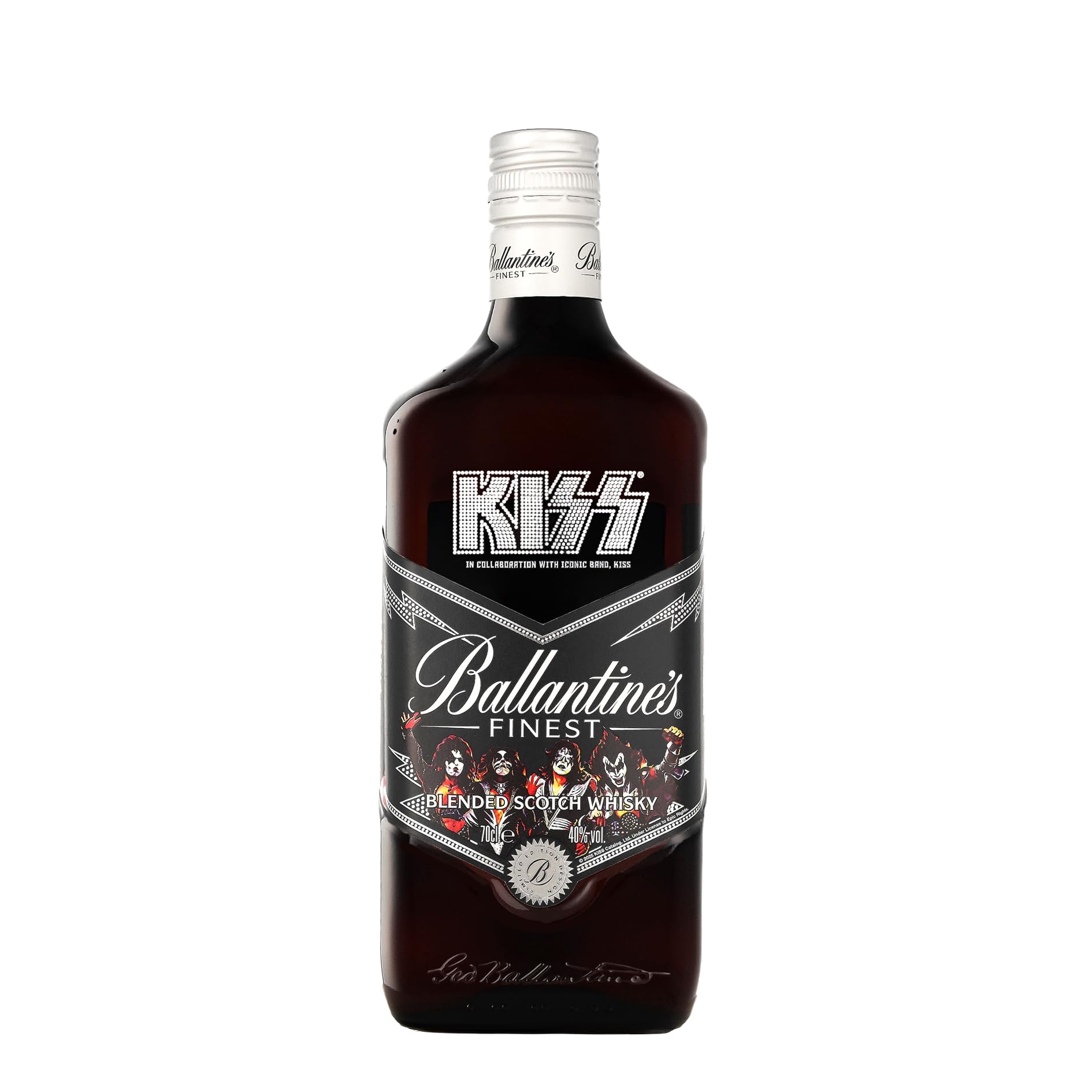 KISS Ballantine's Finest 4本セット Ballantine's Finest KISS Edition - Limited Whisky - Ballantine's