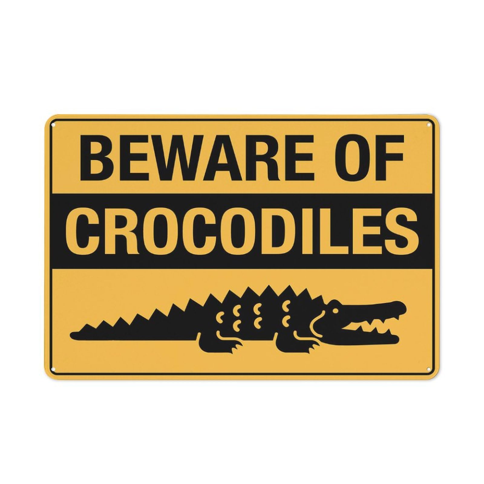 "Beware Of Snakes" Warning Sign - 12x8 Inch Aluminum Outdoor Sign For Yard, Driveway, Business - View #6