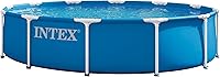 Vista 10 de Intex 28200EH - Piscina redonda de 10 pies x 30 pulgadas para 4 personas, marco de metal para exteriores, sobre el suelo, con fácil instalación