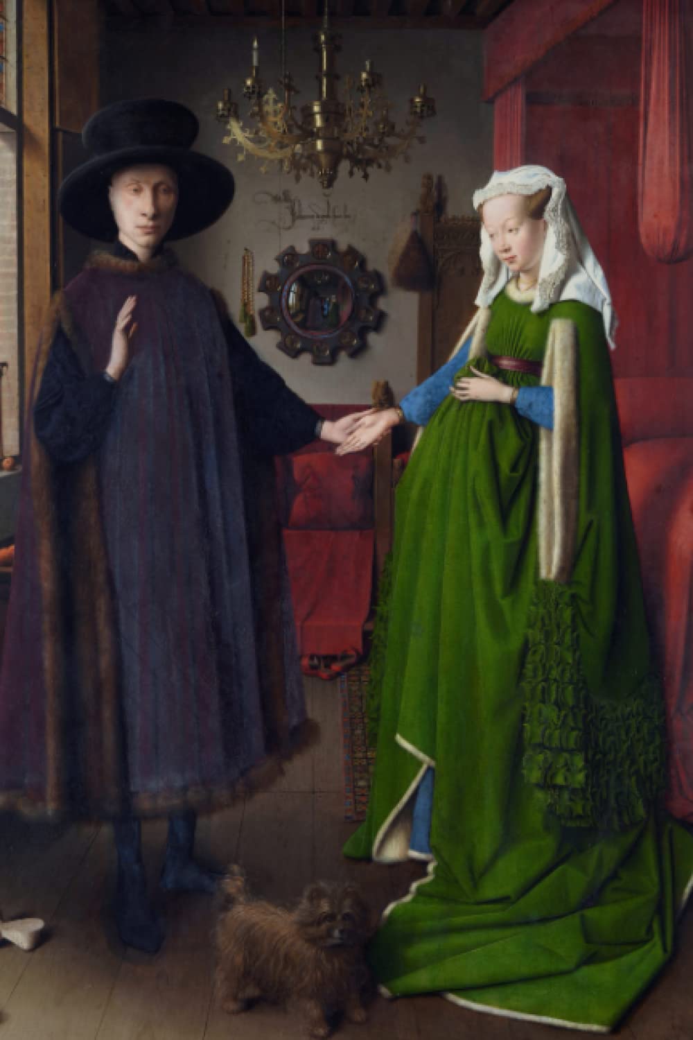 The Arnolfini Portrait or The Arnolfini Wedding Jan van Eyck Notebook Journal: Famous Paintings Notebooks
