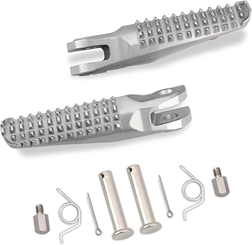FOVPLUE Driver Footrests,Front Rider Foot Pegs Steps for YAMAHA MT-09 2021-2025,MT-09 SP 2022-2024,XSR900 2022-2024,YZF-R7 2022-2025,Yamaha YZF R9 2025,Replace B7N-27451-00-00