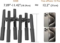 Vista 4 de CZPET Dog Water Dispenser Stand, Holder for Pet Automatic Feeders, Width and Height Adjustable Elevated Stand for Pet Feerders, Suitable for Large