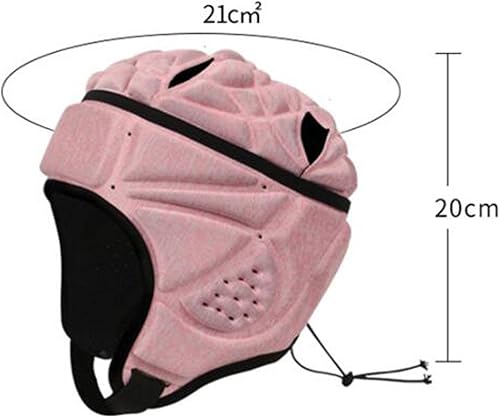 Miniatura 4 de Aymzbd Casco de fútbol de carcasa suave, casco de rugby, protector de cabeza ajustable para jóvenes, niños y adultos