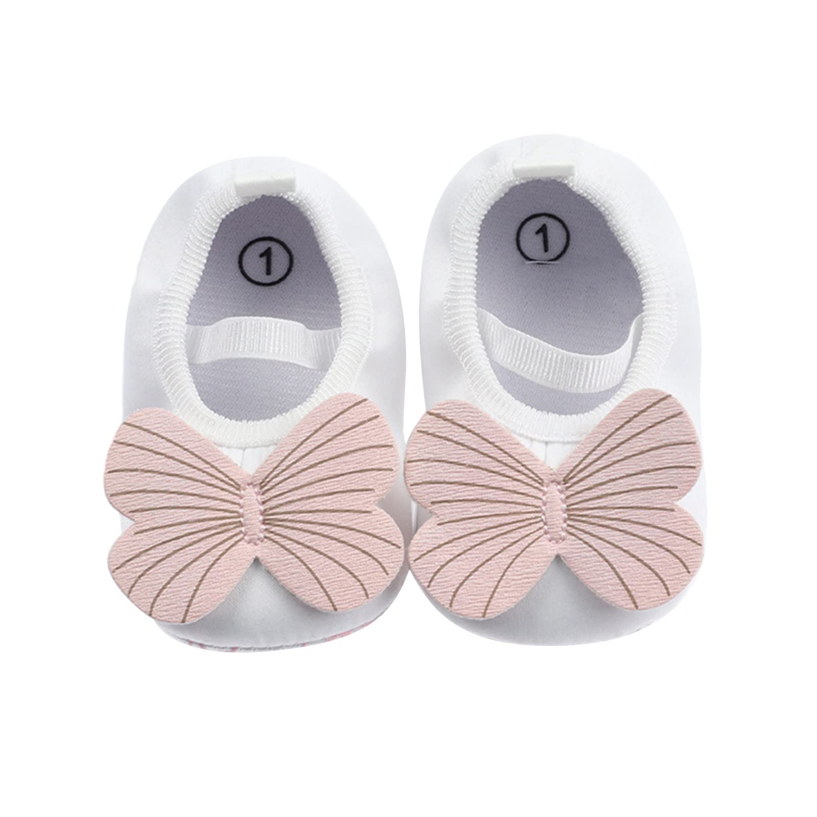 Toddler Kids Baby Girls Cute Canvas First Walk Casual Shoes Lavender Baby Girl Shoes (White, 4.5 Infant)