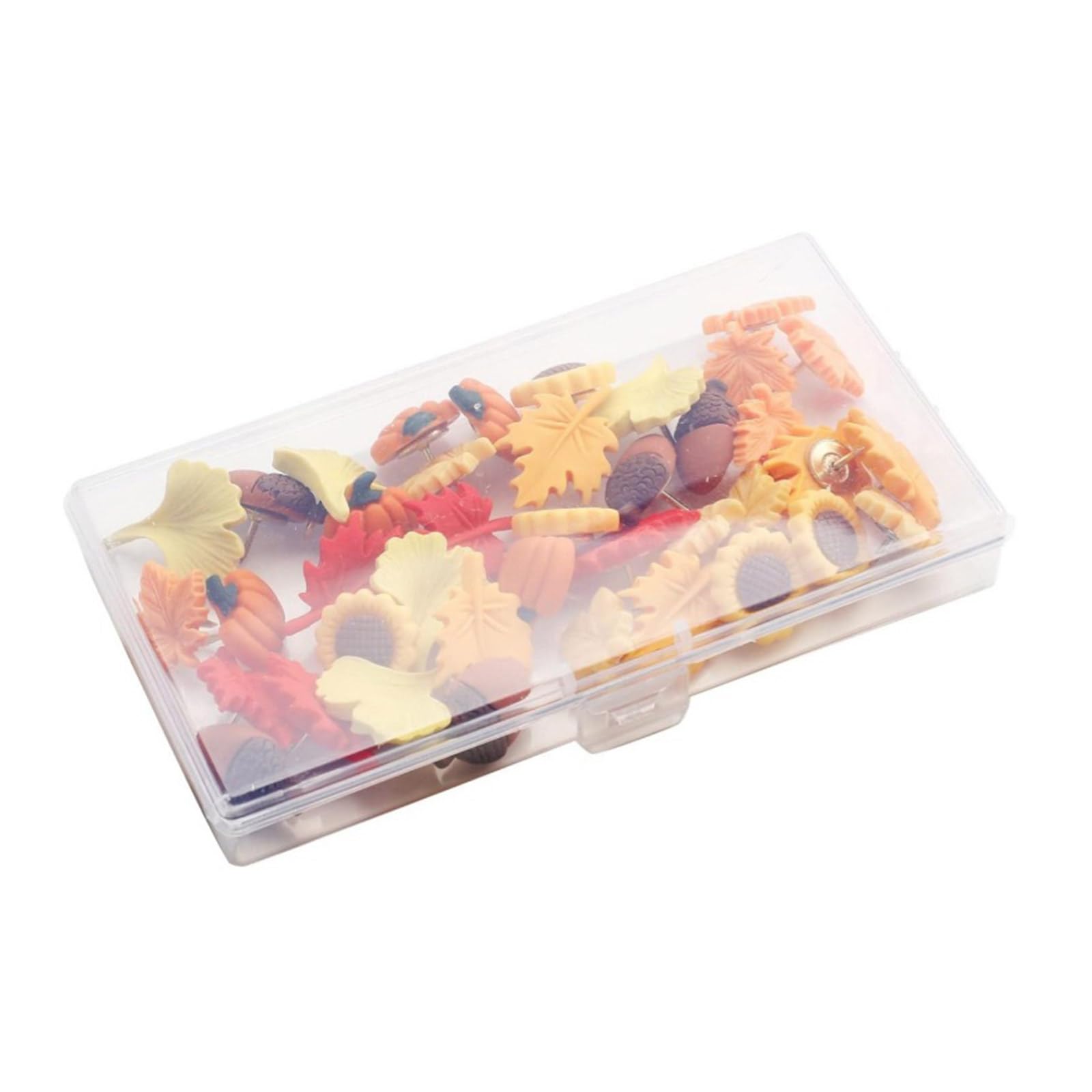40Pcs Flower Push Pins Cork Notice Board Pushpin Decorative Thumb Tacks Map Pins for Displaying Picture Note Thumb Tacks