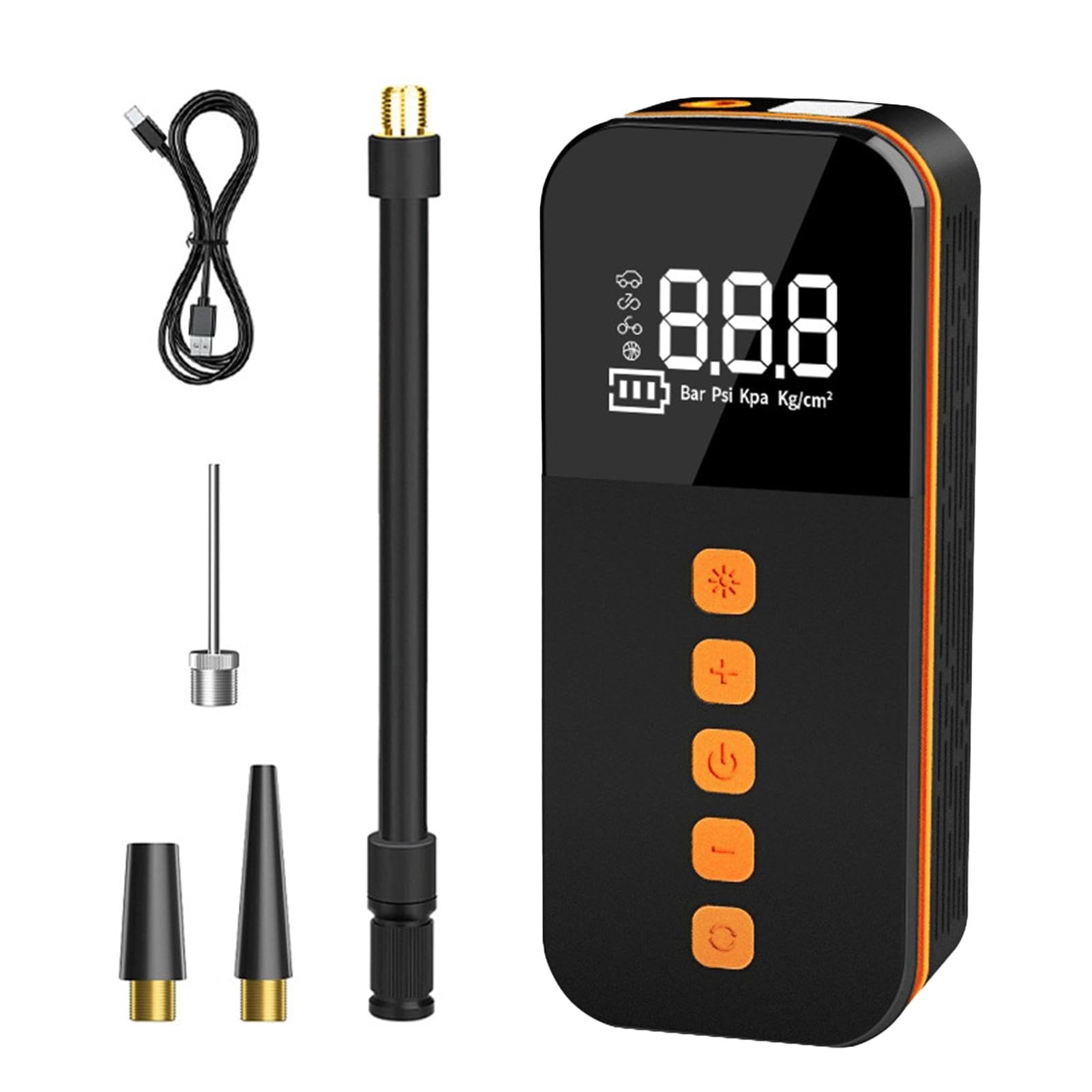 Gonfleur de pneu à batterie, pompe pour vélo à batterie avec